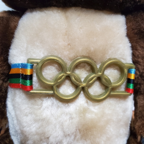 1980 Moscow Olympic Bear Misha with Original Tags Stuffed Brown Collectible 13" - Picture 7 of 15
